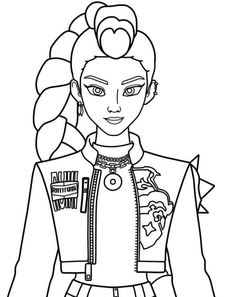 Kpop Krieger Ausmalbilder 836