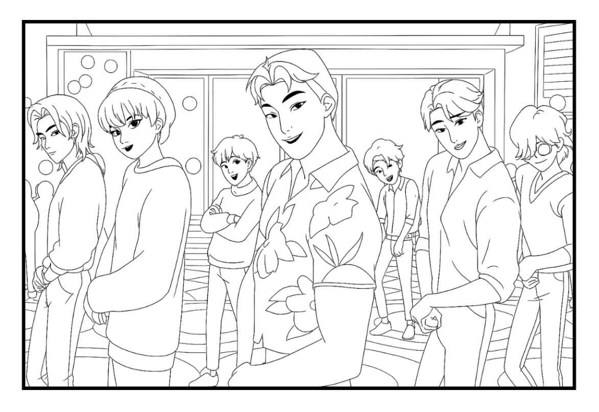 Kpop Krieger Ausmalbilder 848