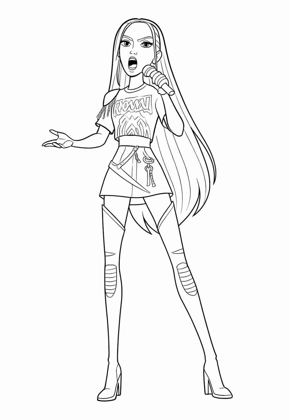 Kpop Krieger Ausmalbilder 857