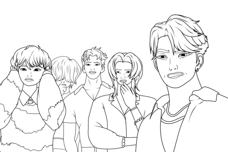 Kpop Krieger Ausmalbilder 883