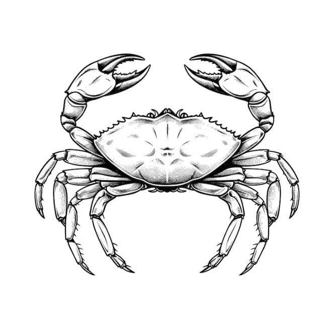 Krabbe Ausmalbilder 017