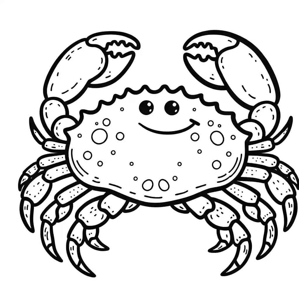 Krabbe Ausmalbilder 019
