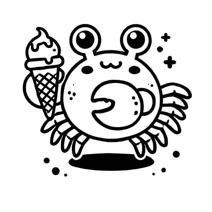 Krabbe Ausmalbilder 312