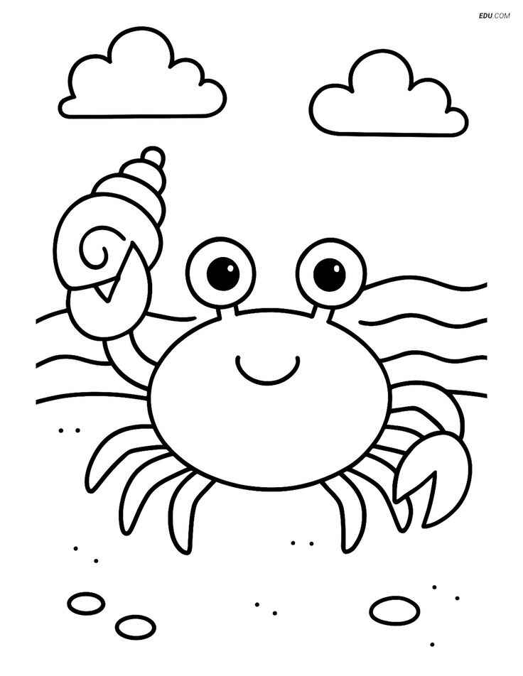 Krabbe Ausmalbilder 514