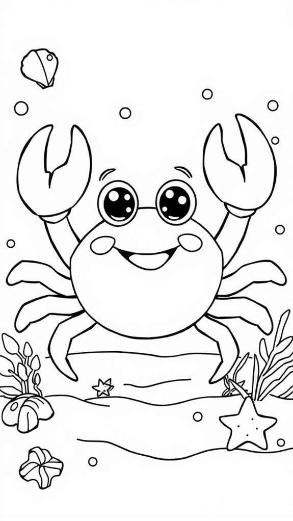 Krabbe Ausmalbilder 554