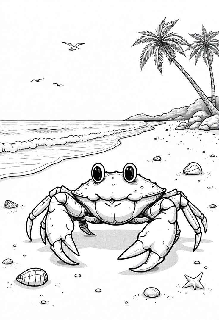 Krabbe Ausmalbilder 597