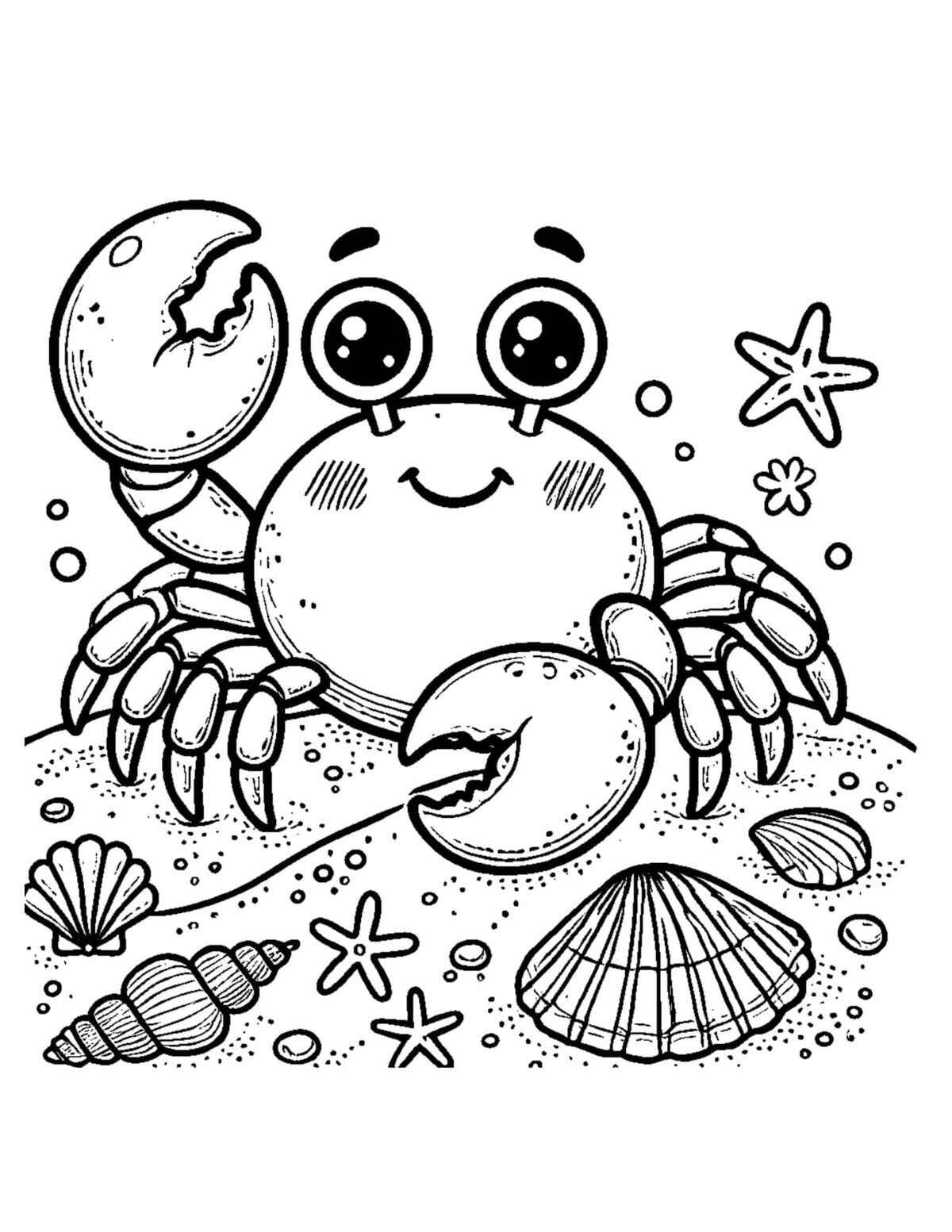 Krabbe Ausmalbilder 773