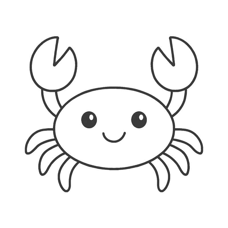 Krabbe Ausmalbilder 833