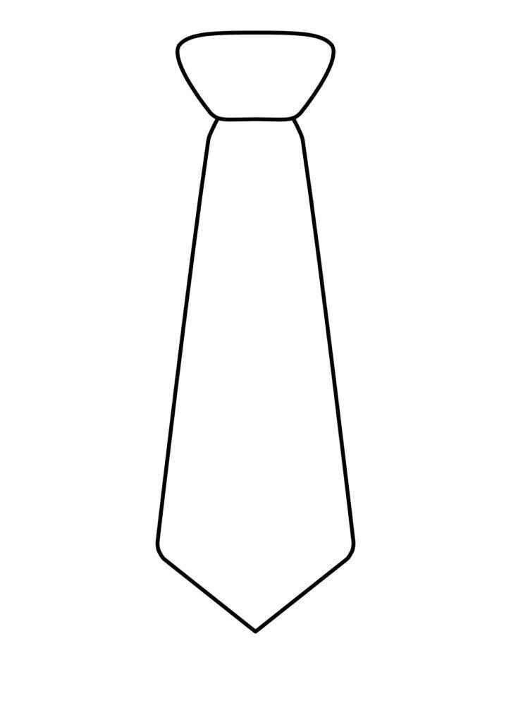 Krawatte Ausmalbilder 387
