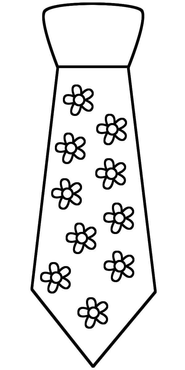 Krawatte Ausmalbilder 432