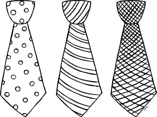 Krawatte Ausmalbilder 708
