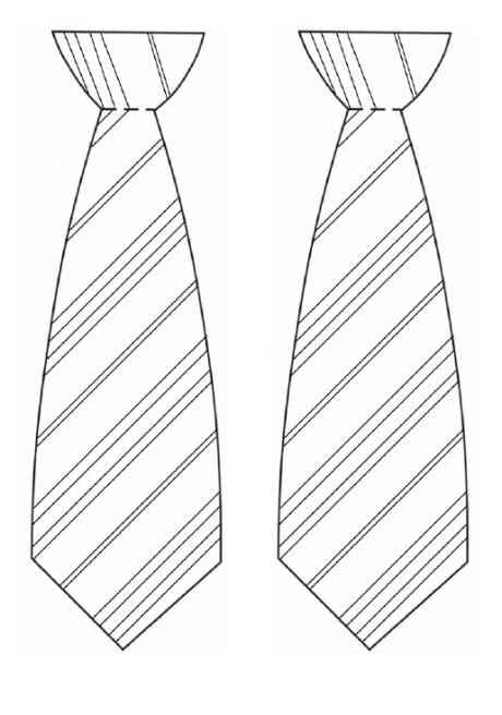 Krawatte Ausmalbilder 716