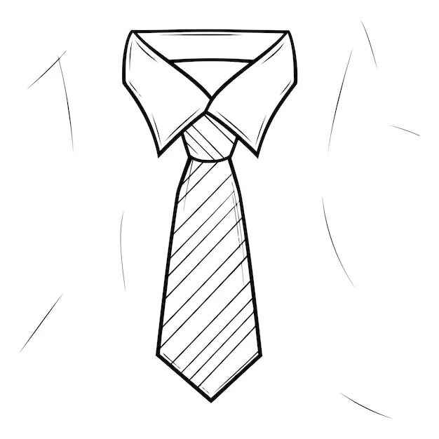 Krawatte Ausmalbilder 889