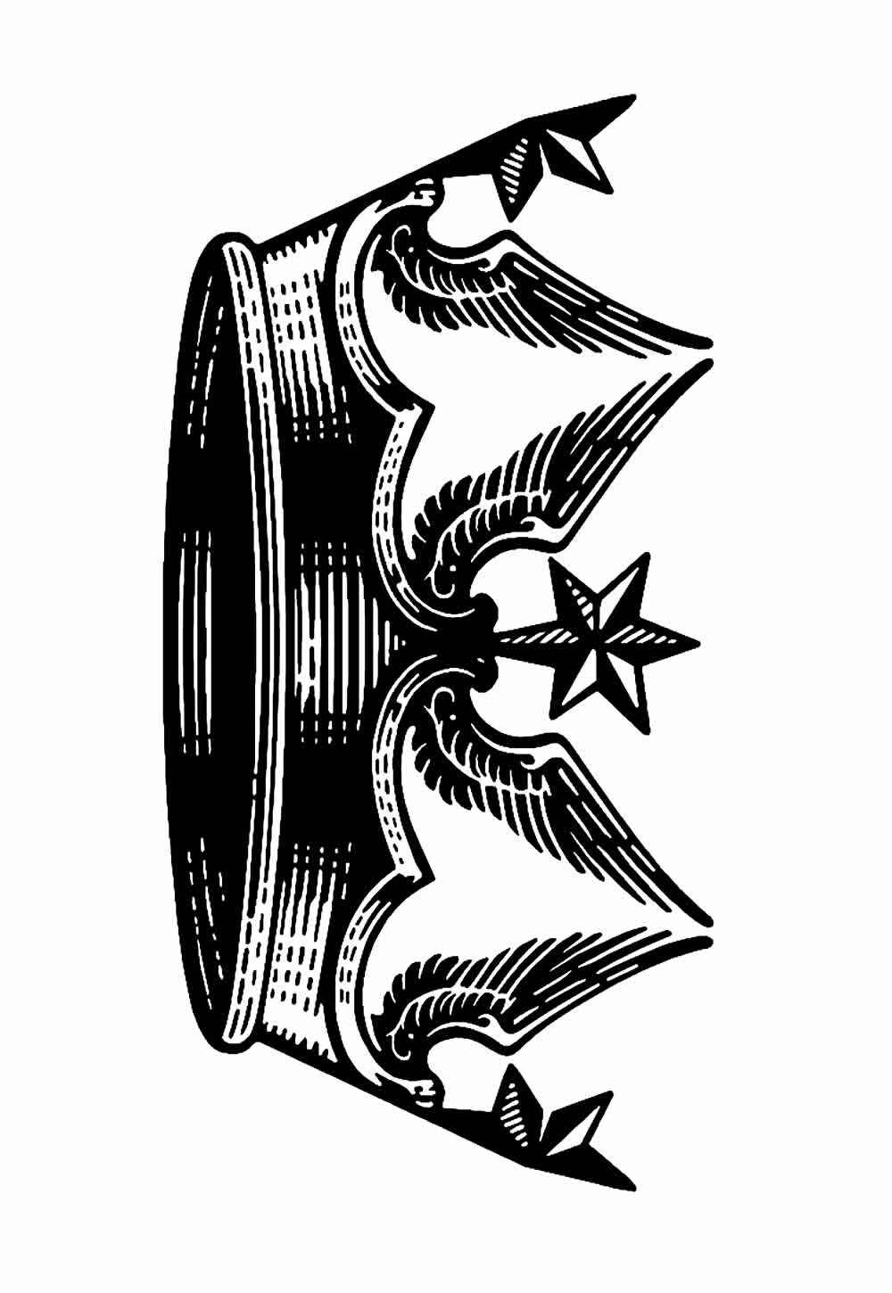 Krone Ausmalbilder 029