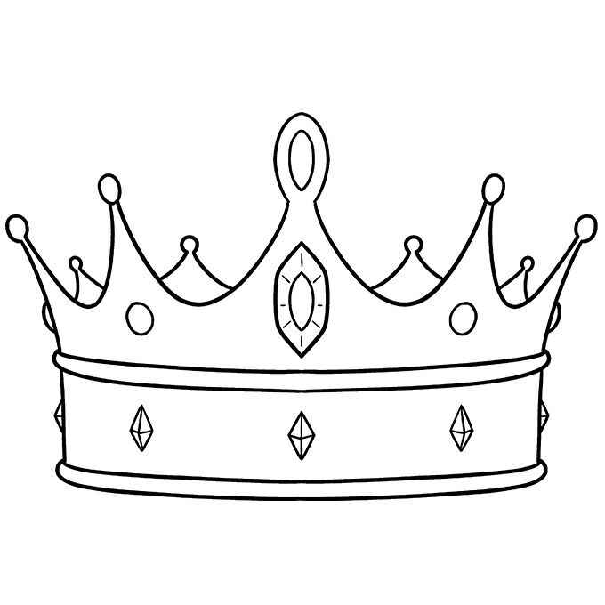 Krone Ausmalbilder 547