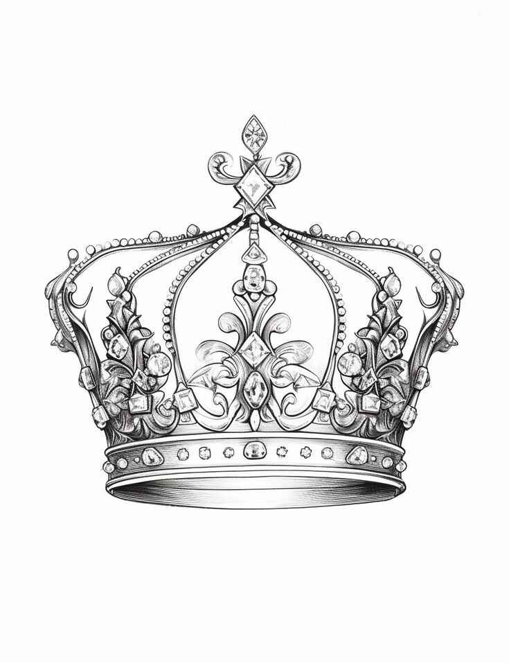 Krone Ausmalbilder 598