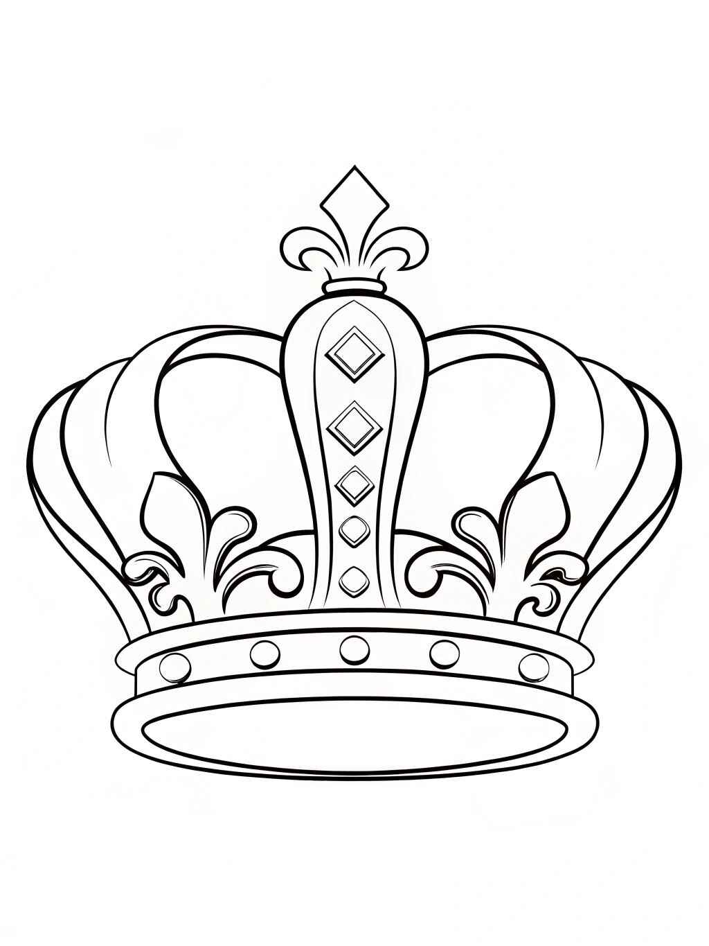 Krone Ausmalbilder 658