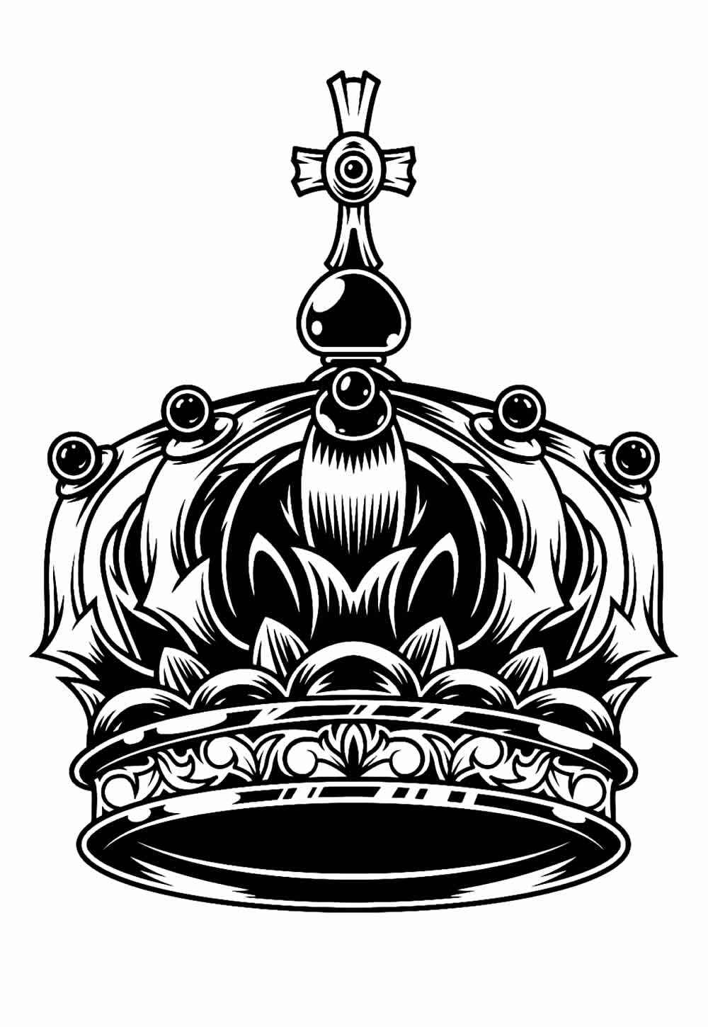 Krone Ausmalbilder 681