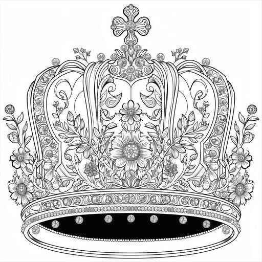 Krone Ausmalbilder 729