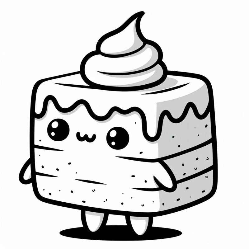 Kuchen Ausmalbilder 168