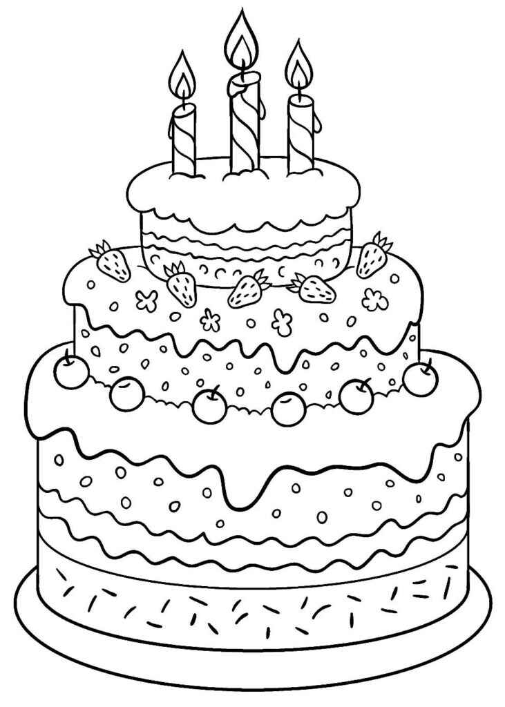 Kuchen Ausmalbilder 185