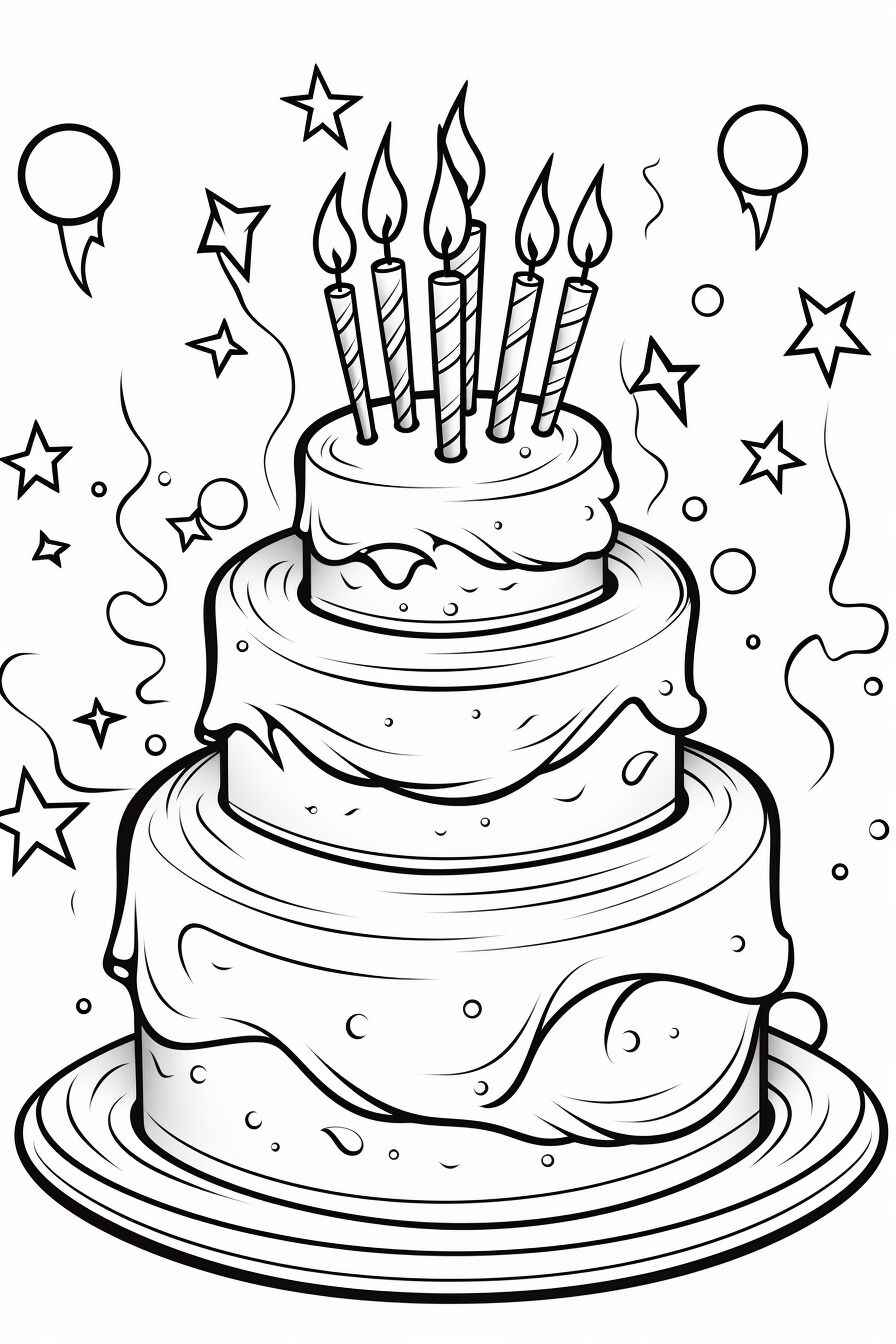 Kuchen Ausmalbilder 232