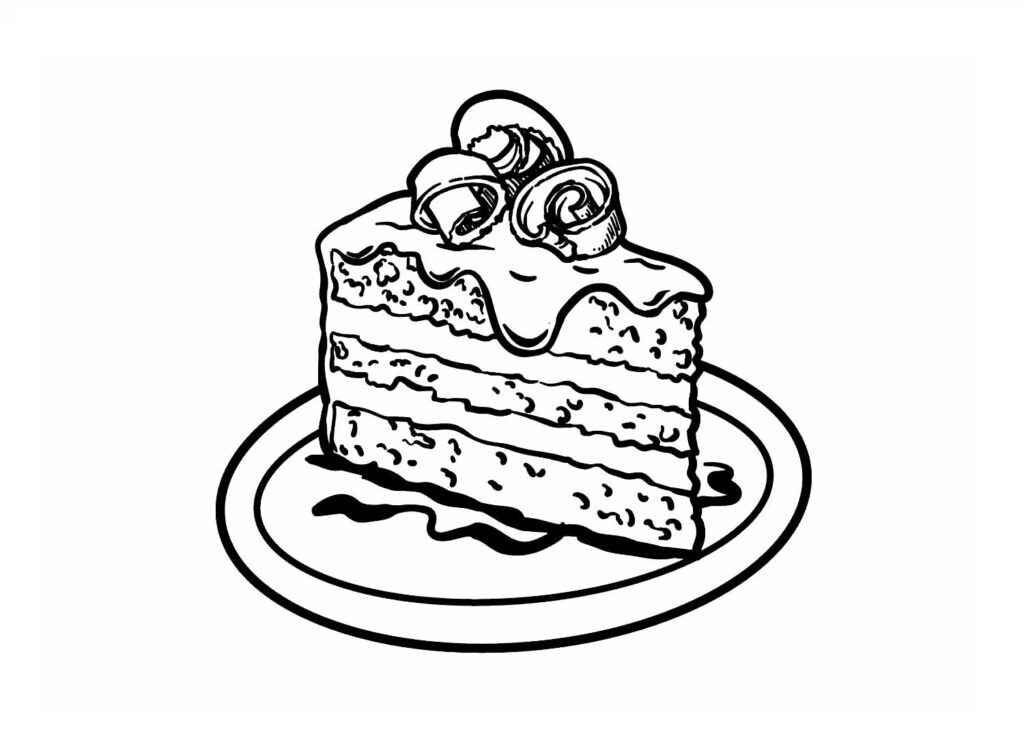 Kuchen Ausmalbilder 345