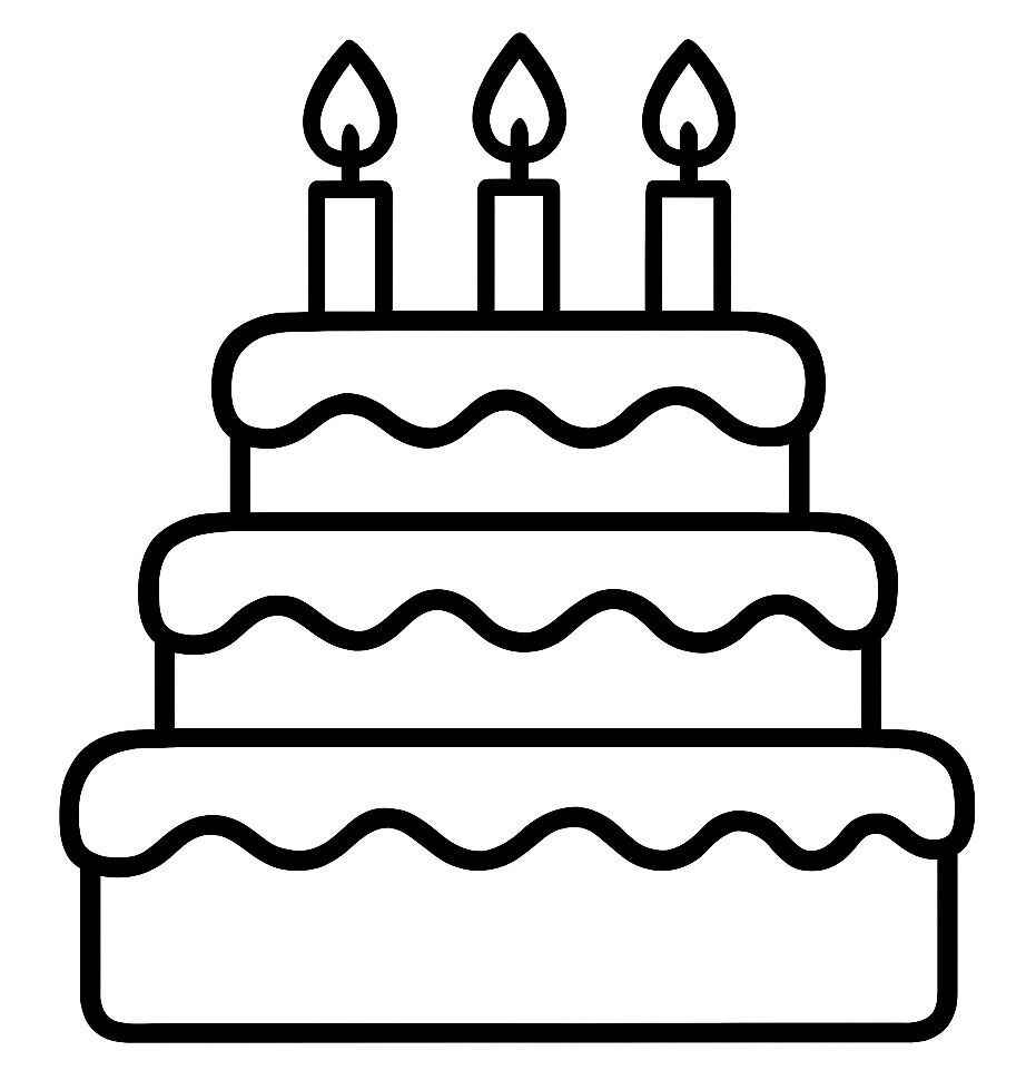 Kuchen Ausmalbilder 437