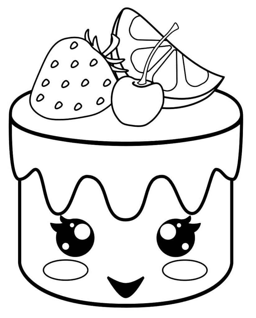 Kuchen Ausmalbilder 446