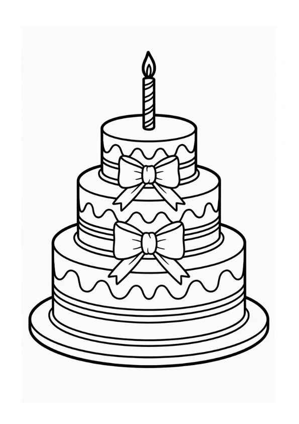 Kuchen Ausmalbilder 526