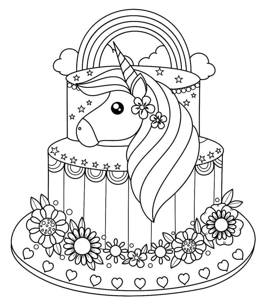 Kuchen Ausmalbilder 626