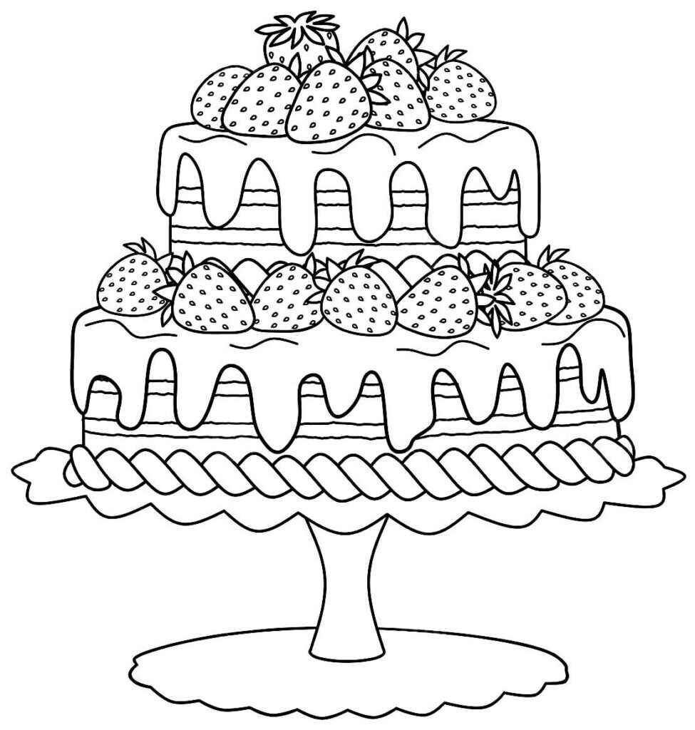 Kuchen Ausmalbilder 647