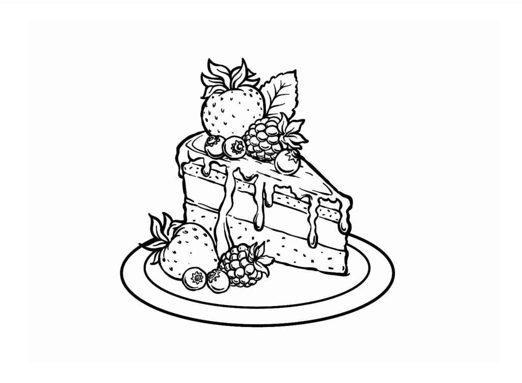 Kuchen Ausmalbilder 923