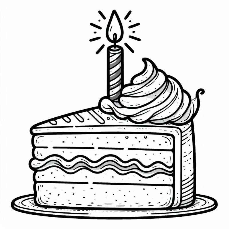 Kuchen Ausmalbilder 960