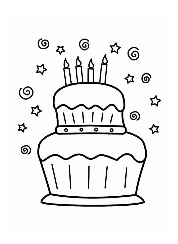 Kuchen Ausmalbilder 985