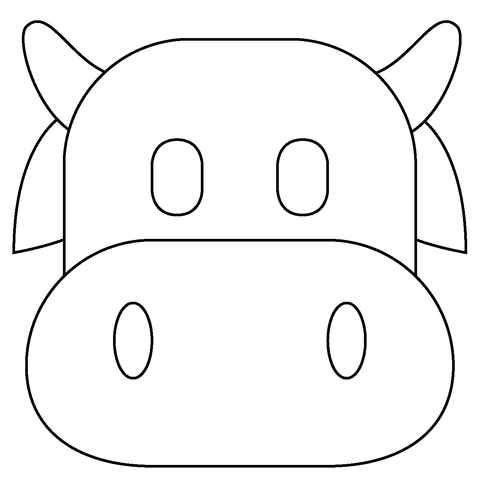 Kühe Ausmalbilder 028