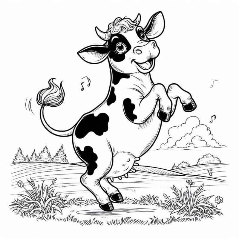 Kühe Ausmalbilder 060