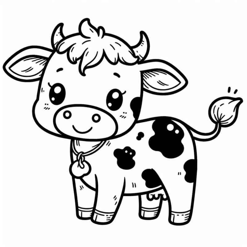 Kühe Ausmalbilder 133