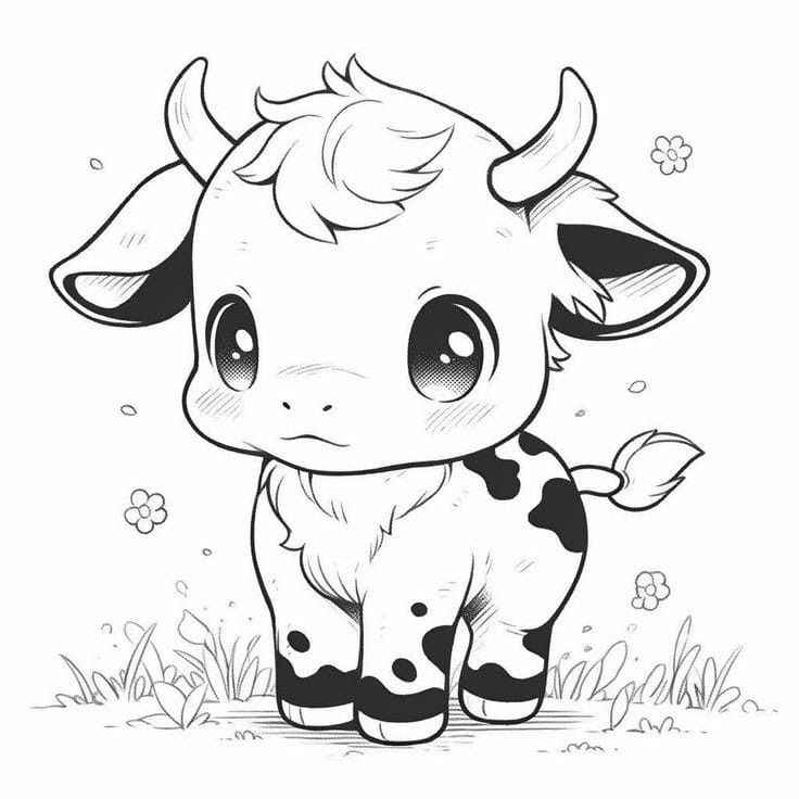 Kühe Ausmalbilder 392