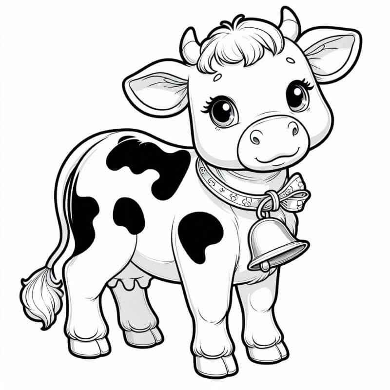 Kühe Ausmalbilder 694