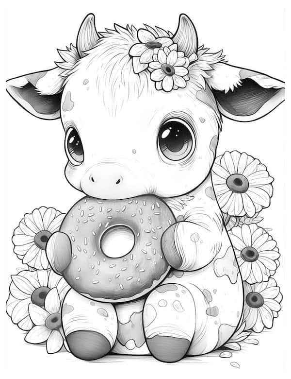 Kühe Ausmalbilder 771