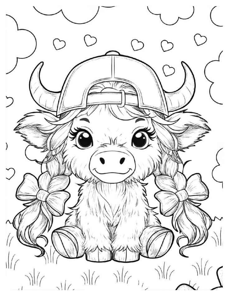 Kühe Ausmalbilder 791