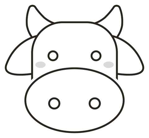 Kühe Ausmalbilder 816