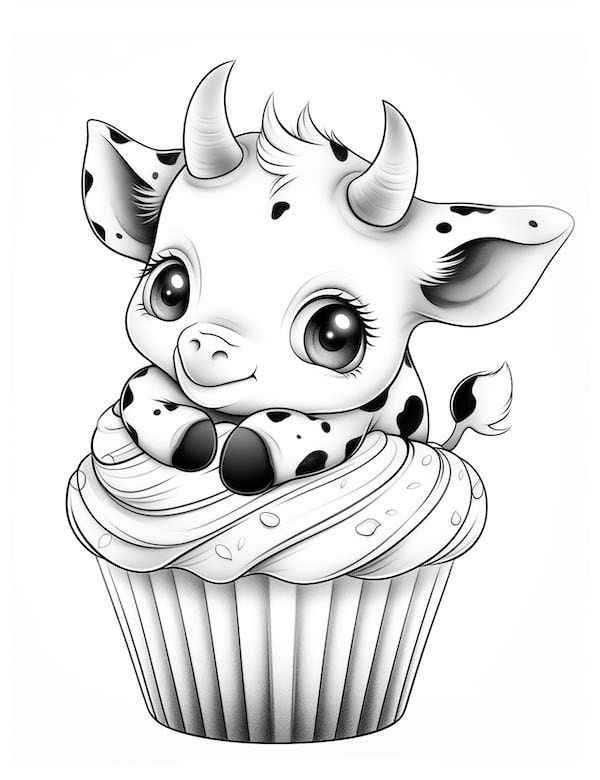 Kühe Ausmalbilder 851