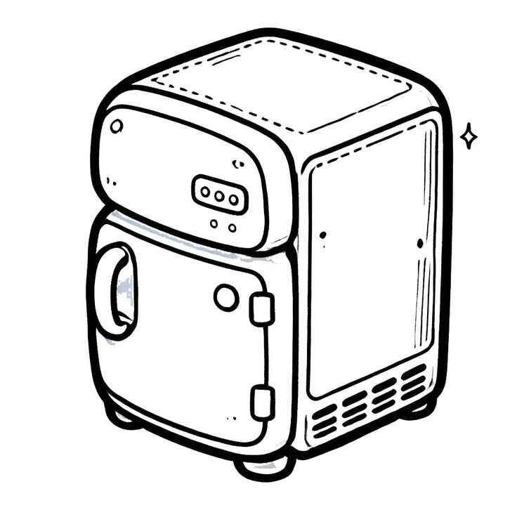 Kühlschrank Ausmalbilder 014