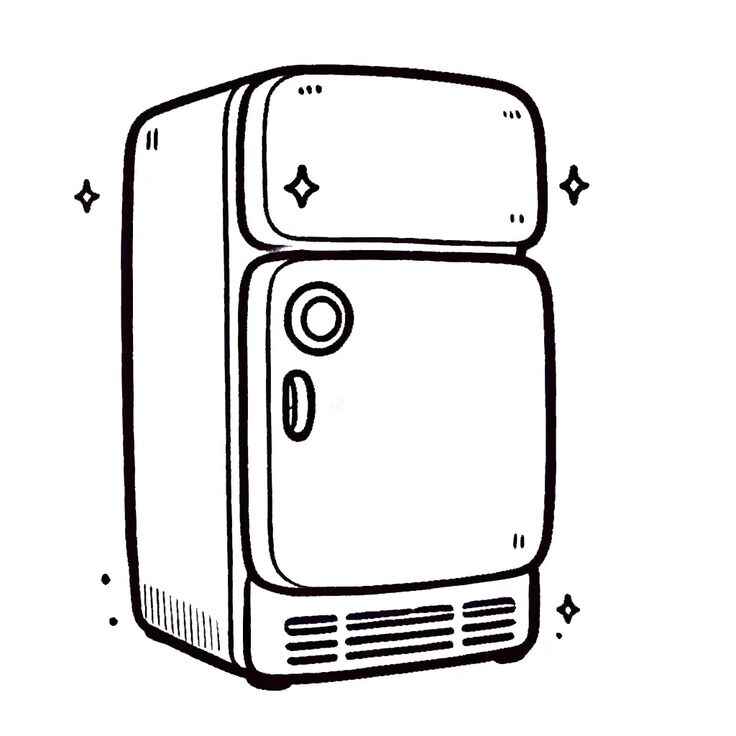 Kühlschrank Ausmalbilder 048
