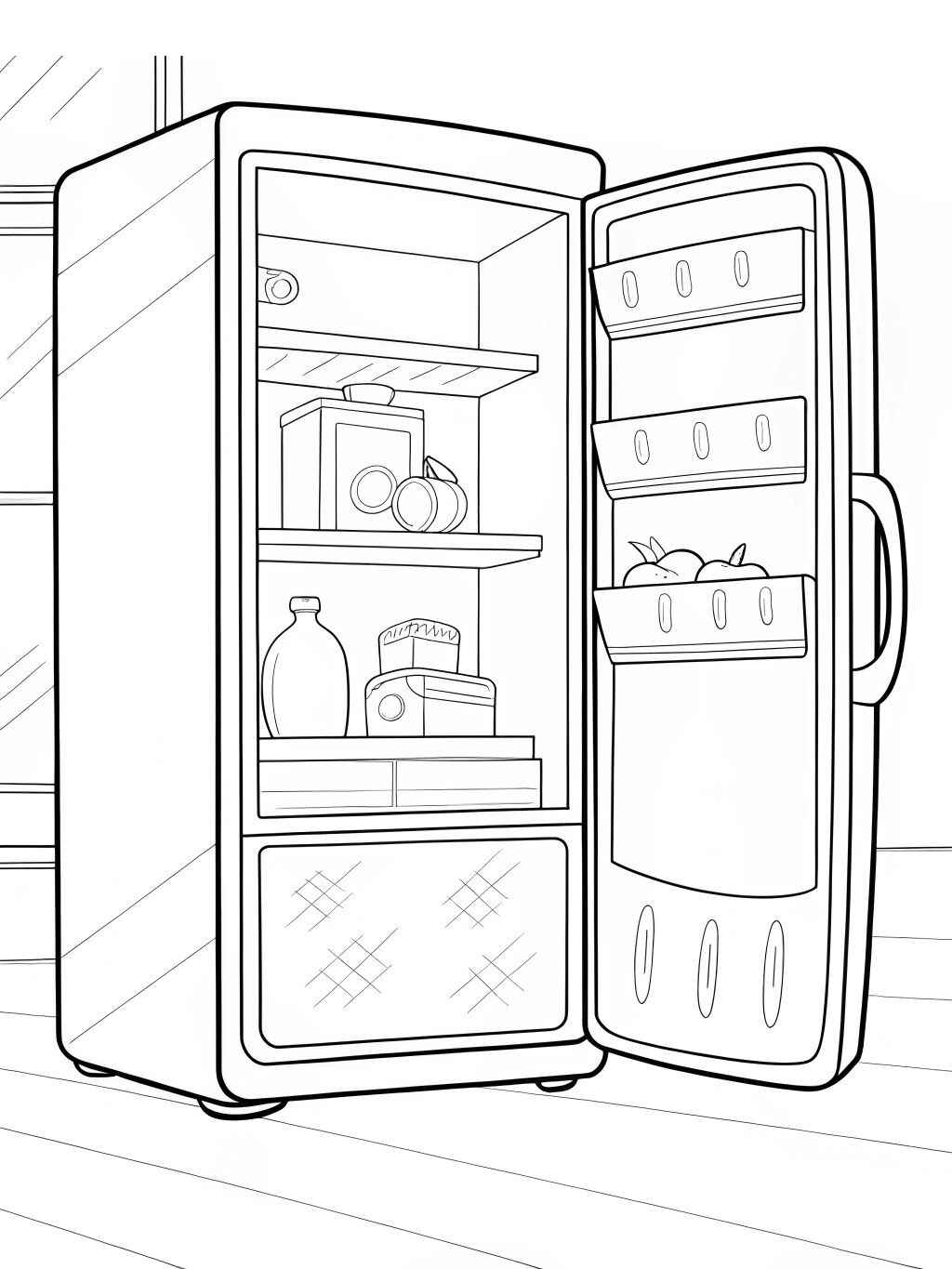 Kühlschrank Ausmalbilder 173