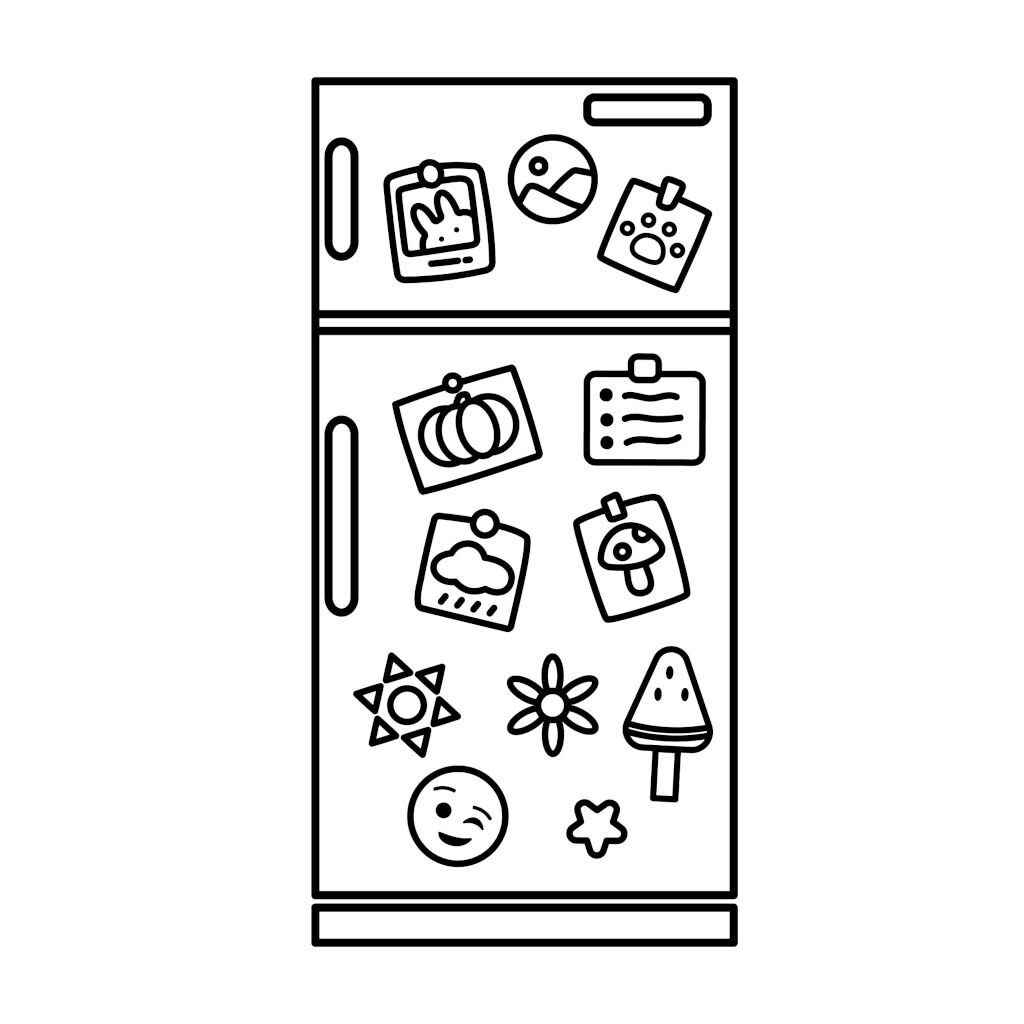 Kühlschrank Ausmalbilder 243