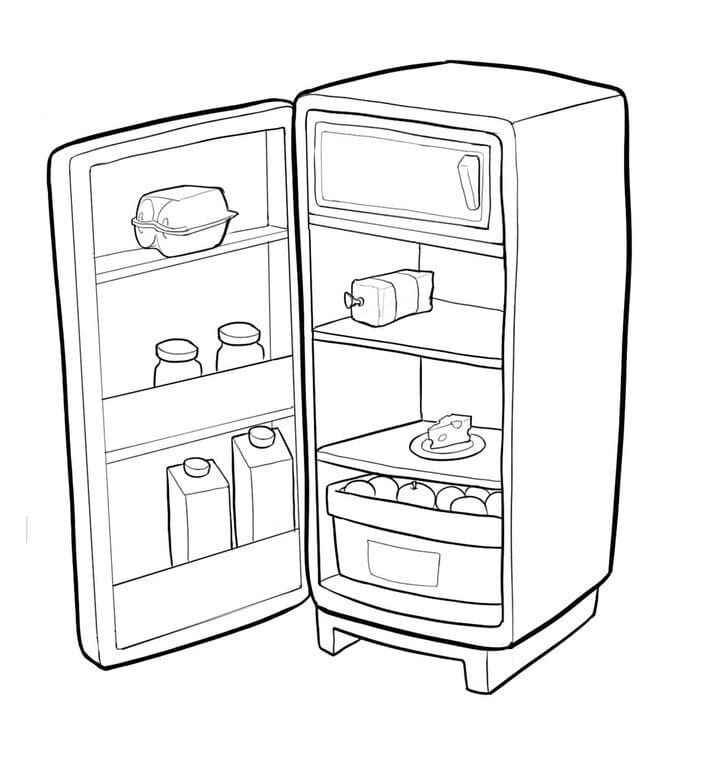 Kühlschrank Ausmalbilder 253
