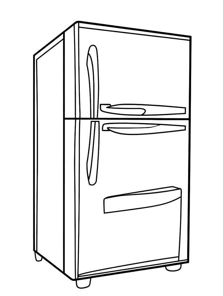 Kühlschrank Ausmalbilder 397